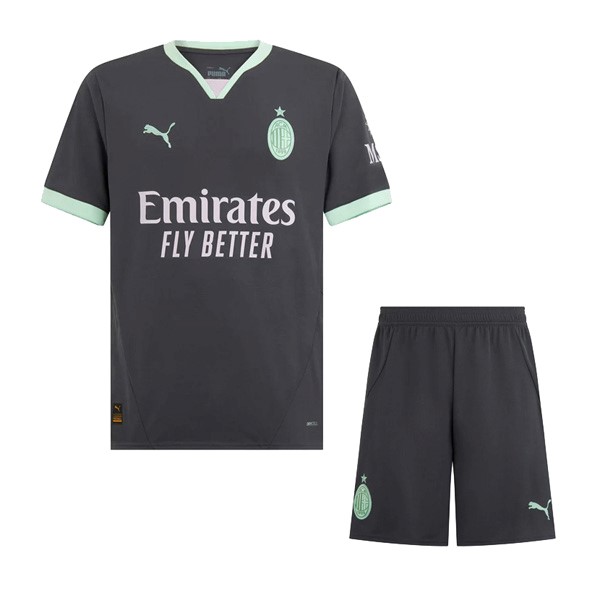 Camiseta AC Milan Replica Tercera Ropa Niño 2024/25